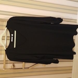 Black jersey top